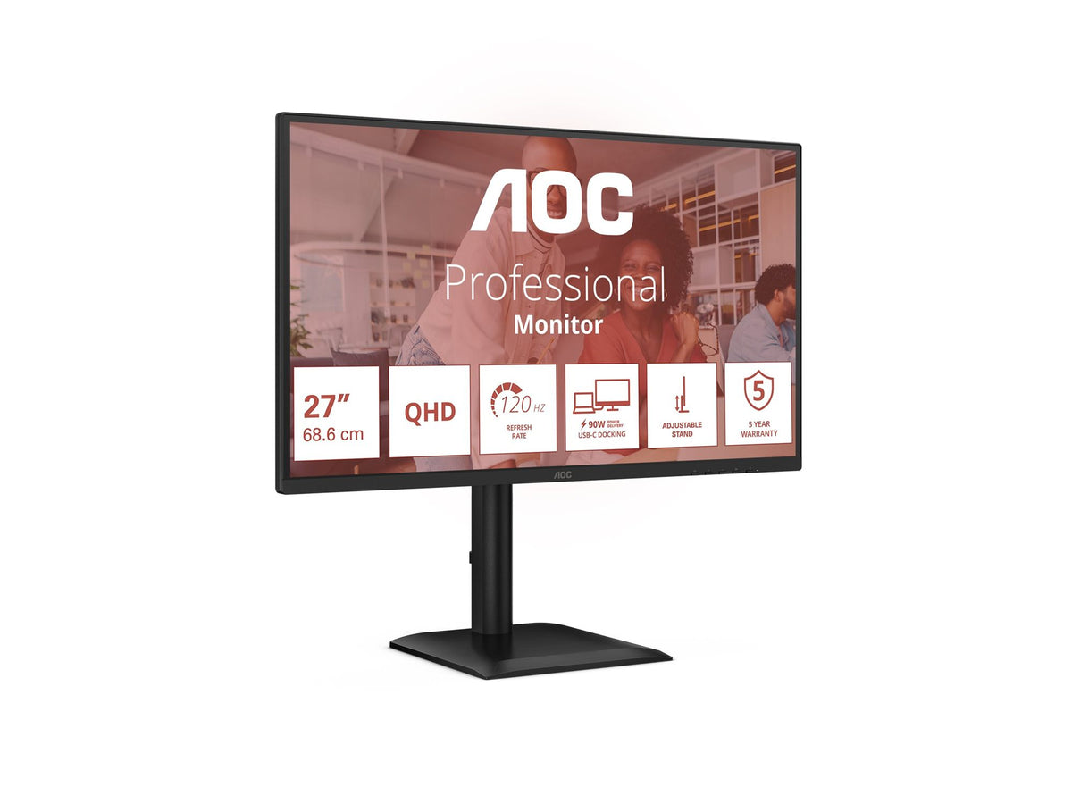 AOC Q27E4CV 27p QHD IPS 120Hz 16:9 HDMI 2.0 DP 1.4 USB-C