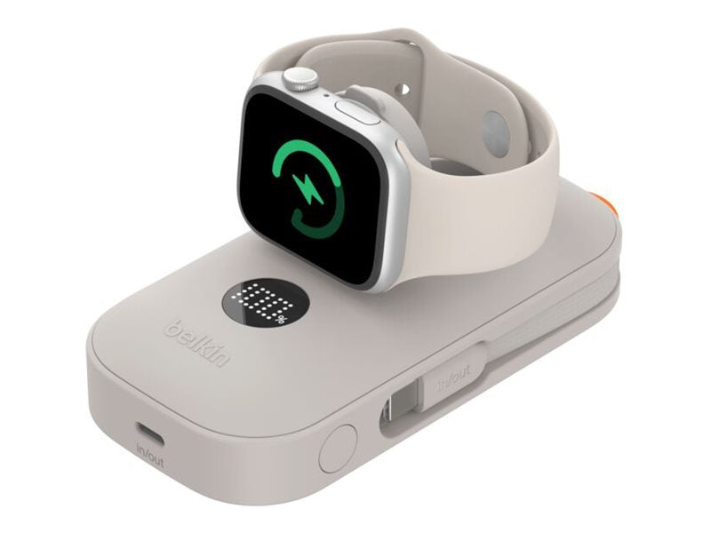 BELKIN BoostCharge Pro 10k Apple Watch 45w Sand