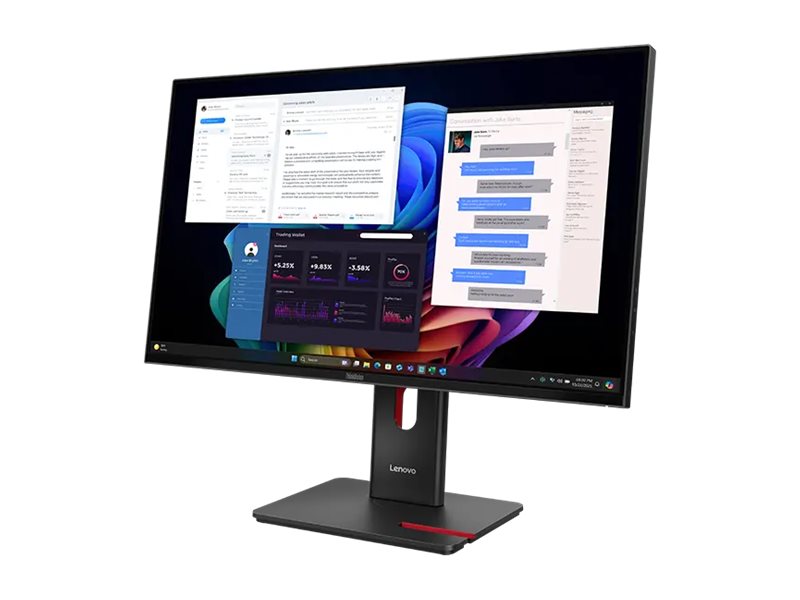 LENOVO ThinkVision T27UD-40 LED Écran 27p 3840x2160 4K 60Hz IPS 350cd/m2 1500:1 DisplayHDR 10 4ms HDMI DisplayPort USB-C Dock