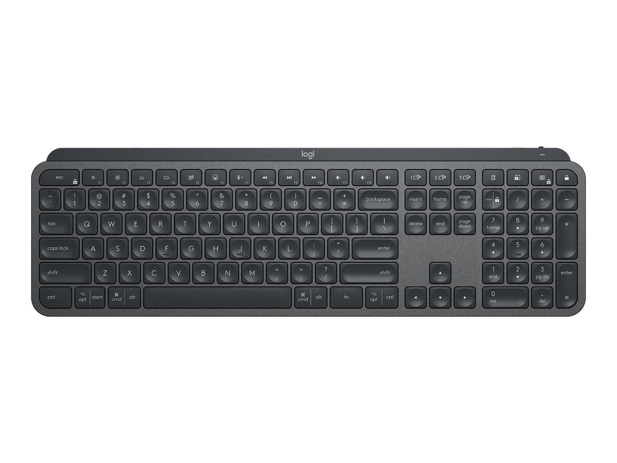 Logitech Master MX Keys Combo for Bussiness clavier Souris incluse Bureau RF sans fil + Bluetooth QWERTY US International Graphite