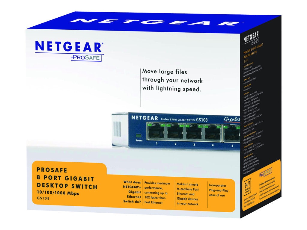NG GS108GE/8xGENet RJ45
