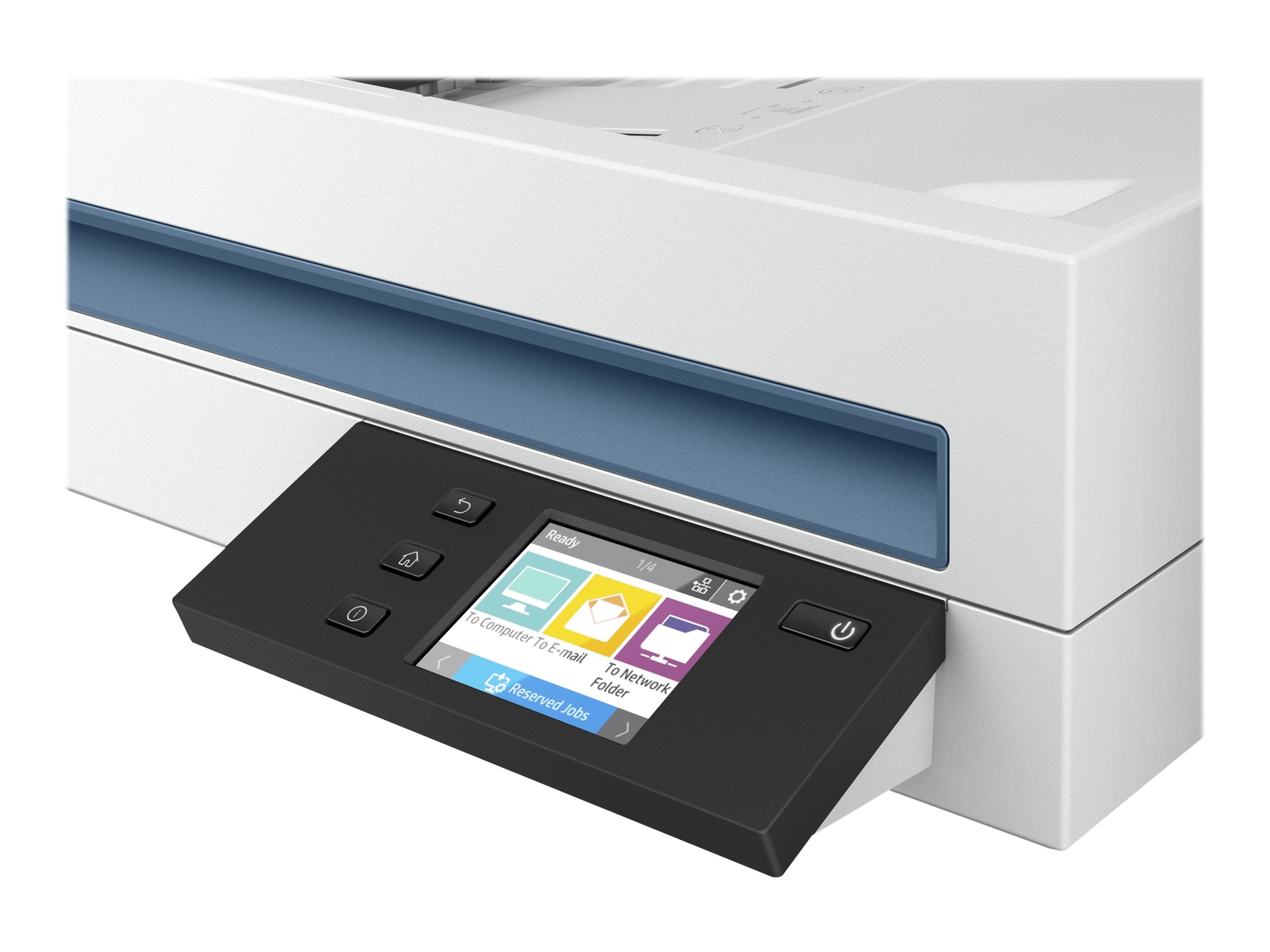 HP Scanjet Pro N4600 fnw1 de document scanner CIS Duplex 216x5362mm 600dpix1200dpi 40ppm ADF 100sheets 6000scans LAN Wi-Fi