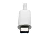EATON TRIPPLITE USB-C Multiport Adapter - HDMI USB 3.0 Port GbE 60W PD Charging HDCP White
