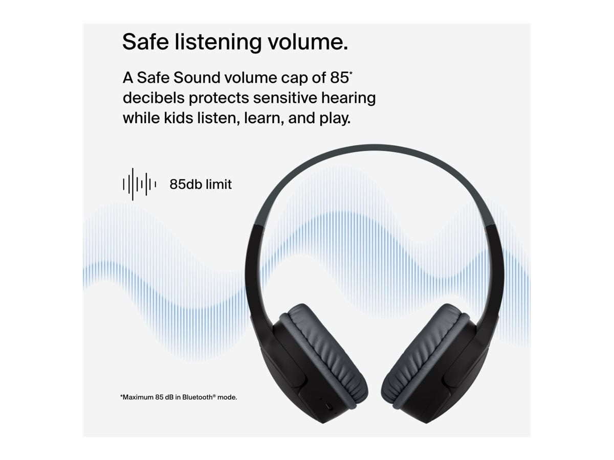 BELKIN Soundform Mini Kids Headphones Black