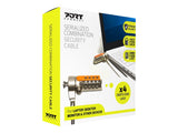PORT DESIGNS Combination Serialisee par Cable de Securite Pack 25