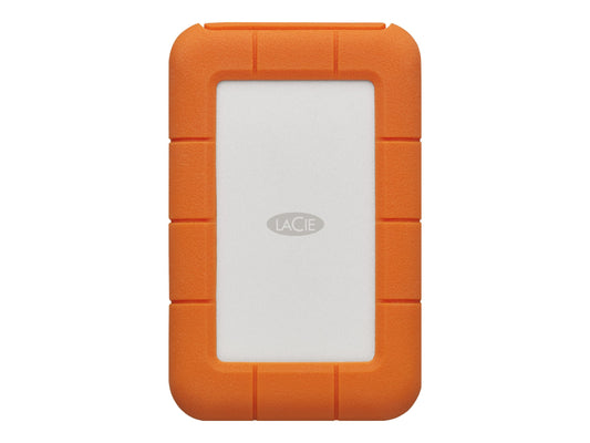LACIE RUGGED 2To USB-C USB3.0 résistant aux chutes. compressements et à la pluie. utilisation tout terrain. orange