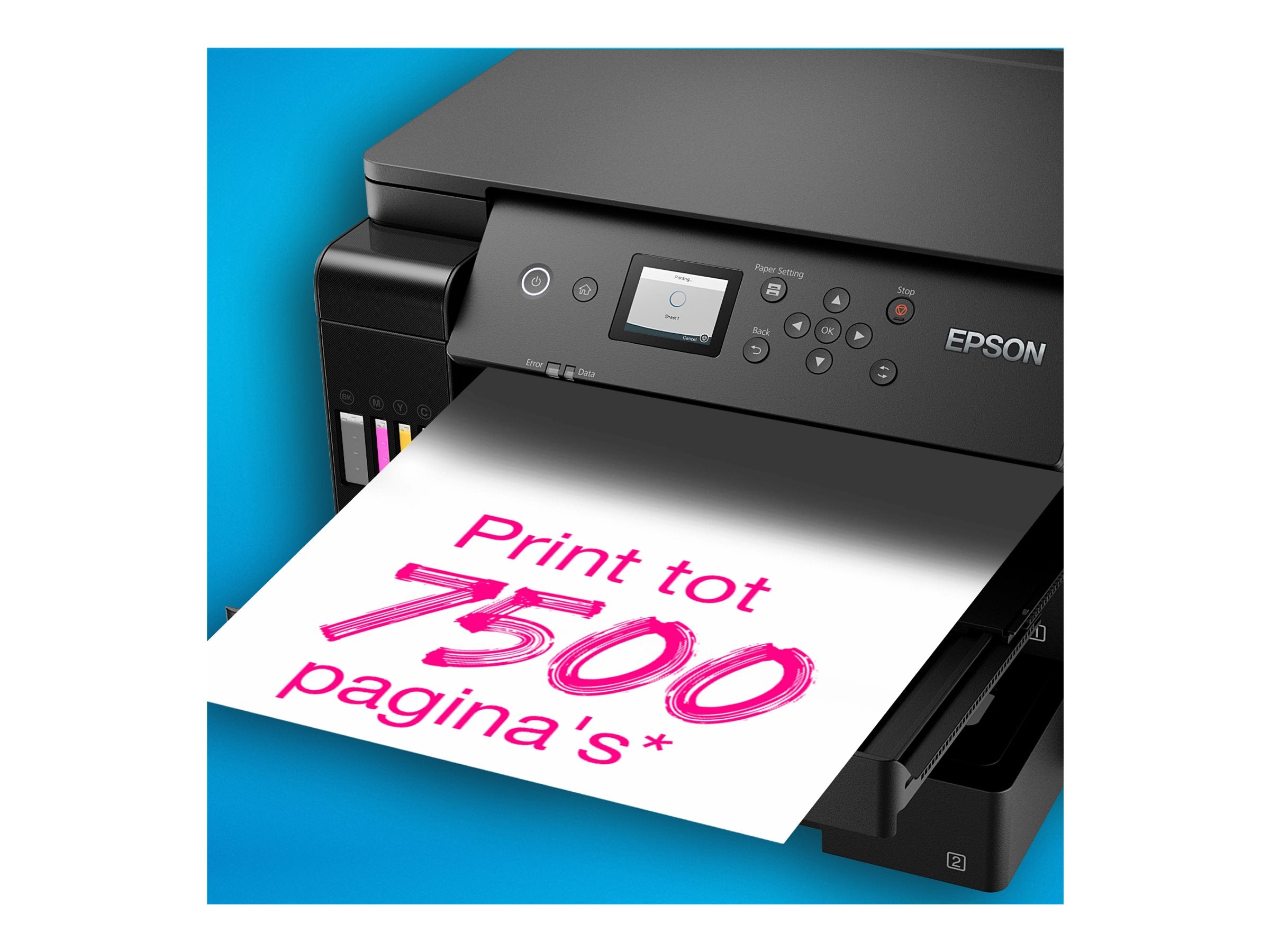 EPSON EcoTank ET-16150 Printer colour Duplex ink-jet A3 4800x1200dpi 25ppm mono/25ppm colour 550 sheets USB LAN Wi-Fi black