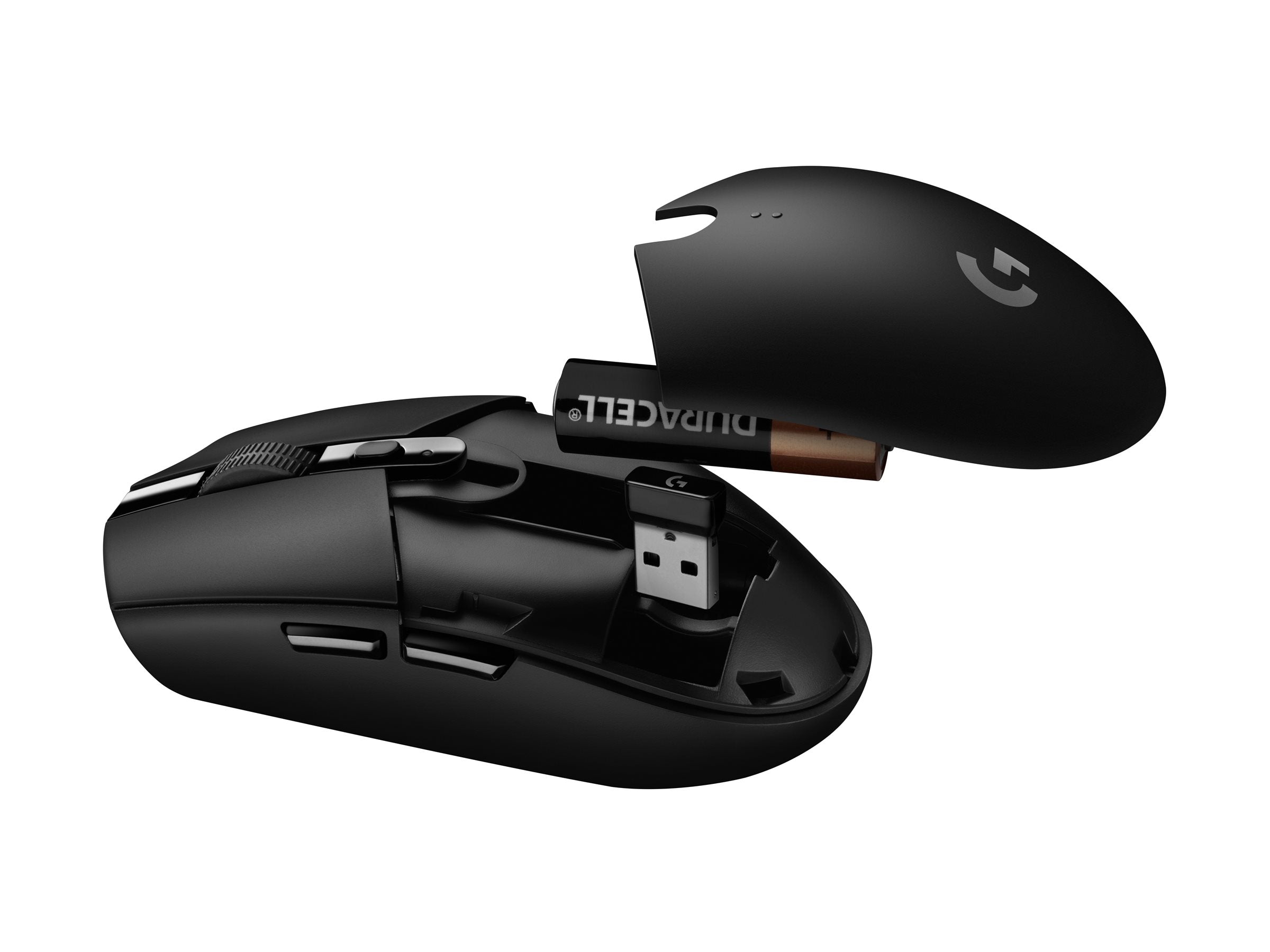 LOGITECH G G305 Mouse optical 6 buttons wireless 2.4 GHz USB wireless receiver black
