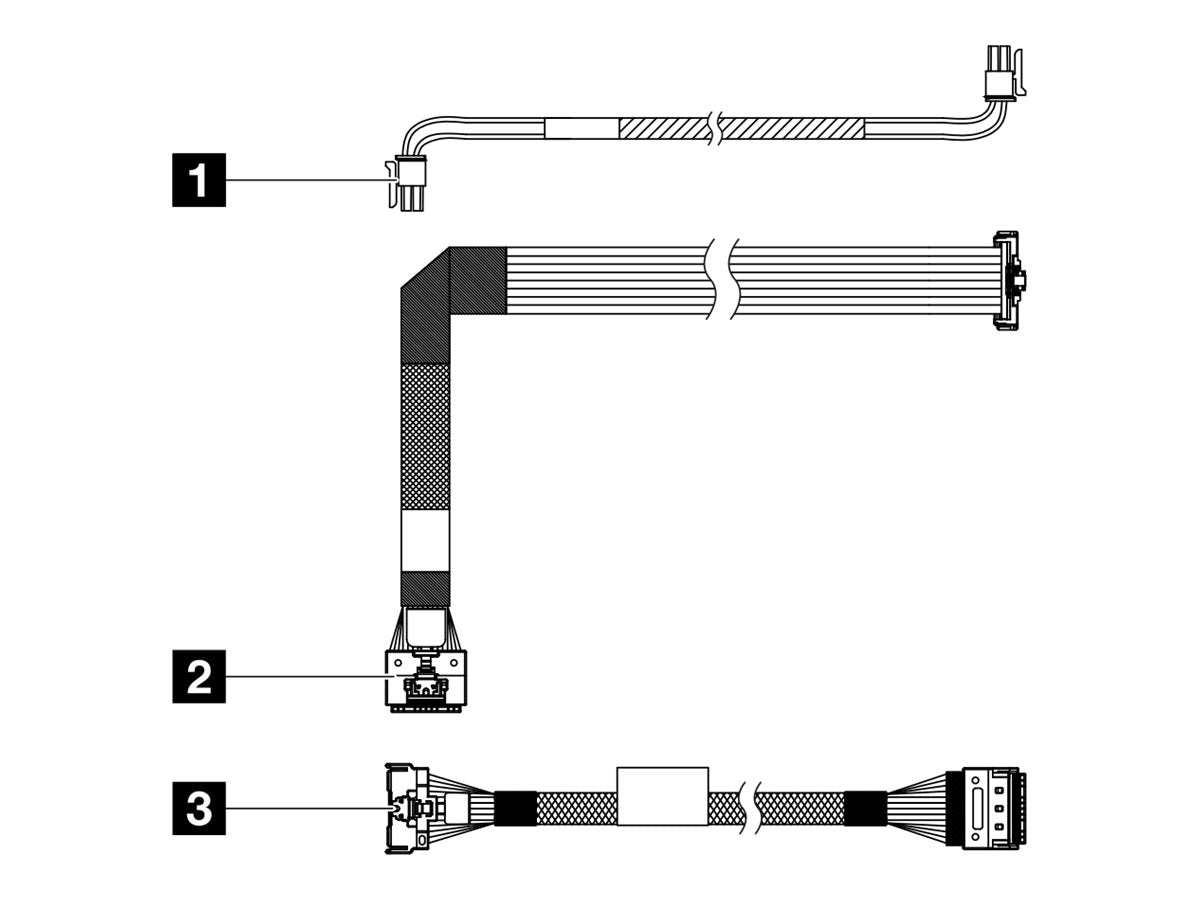 LENOVO ThinkSystem SR630 V3 Internal Raid Adapter Cable Kit