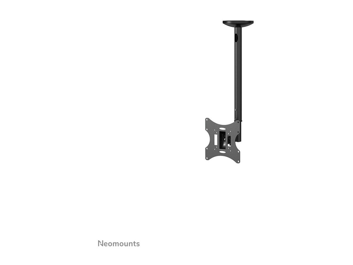 NEOMOUNTS FPMA-C060BLACK Support de plafond pour écran de 10-40p - h 60-85 cm