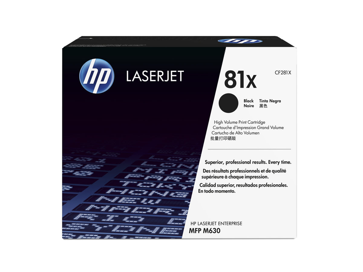 HP 81X original Toner cartridge CF281X black high capacity 25.000 pages 1-pack