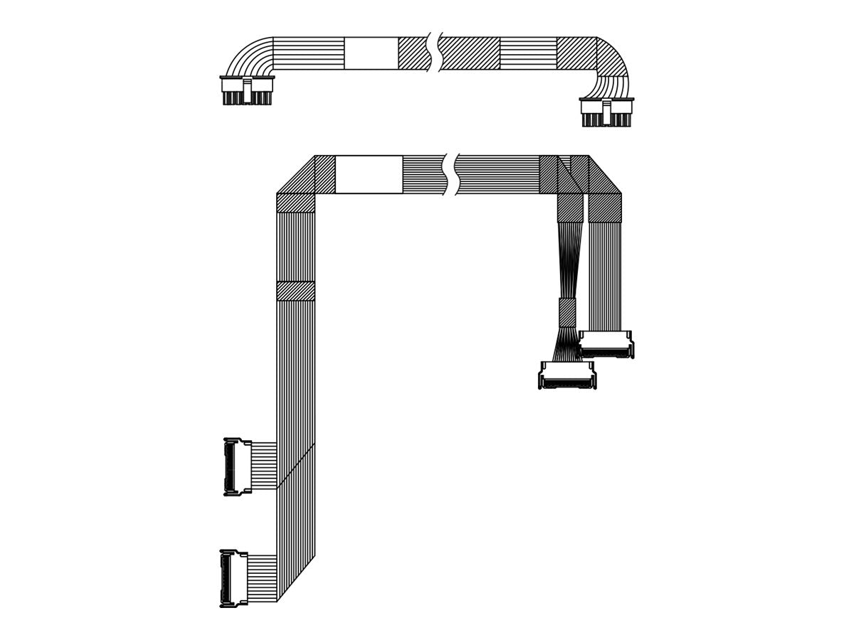 LENOVO ISG ThinkSystem SR630 V3 6xSAS/SATA+4xAnyBay Backplane NVMe Cable Kit