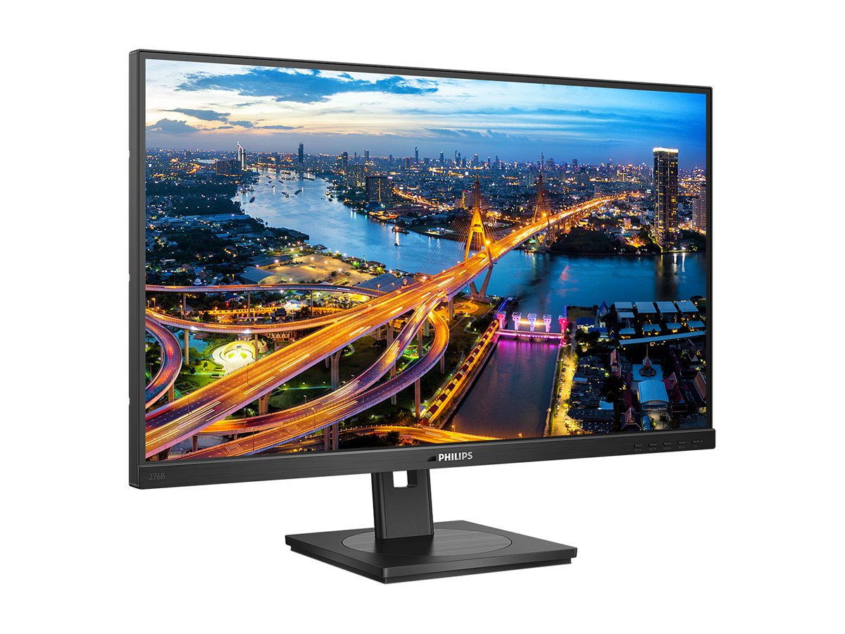 PHILIPS 276B1 - Écran LED - 27" - 2560 x 1440 QHD @ 75 Hz - IPS - 350 cd/m² - 1000:1 - 4 ms - 2xHDMI, DP, USB-C - haut-parleurs