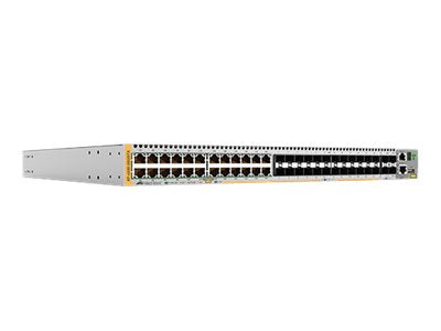 ALLIED L3 Stackable Dual PSU Switch 10/100/1000BASE-T ports x 24 Combo SFP/SFP+ slots x 4 Console port x 1 RJ45