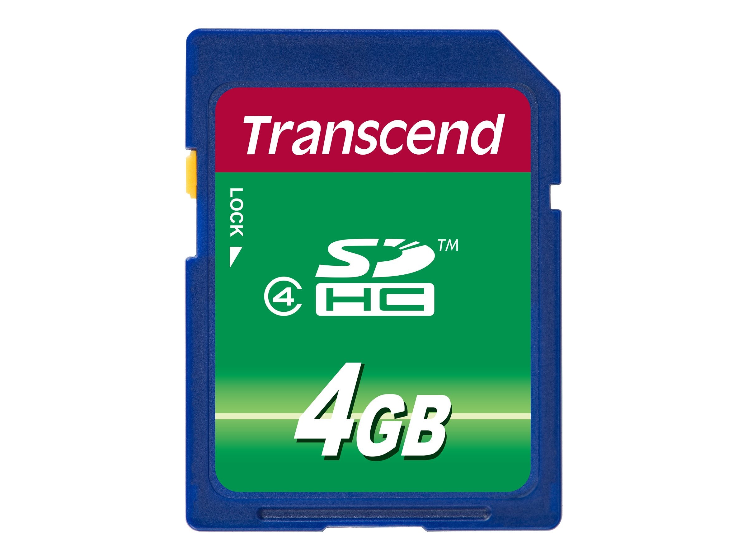 TRANSCEND Carte memoire flash 4Go Class 4 SDHC