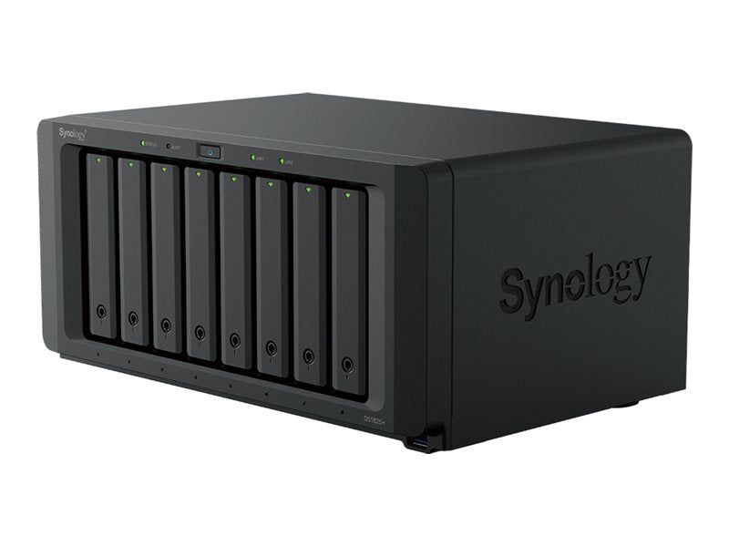 SYNOLOGY DS1825+ 8-Bay NAS AMD Ryzen Embedded V1500B 8Go DDR4 ECC SODIMM