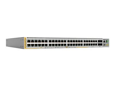 ALLIED L3 Stackable Switch 40x 10/100/1000-T PoE+ 8x 100M/1G/2.5G/5G-T PoE+ 4x SFP+ Ports and Dual Fixed PSU EU Power Cord