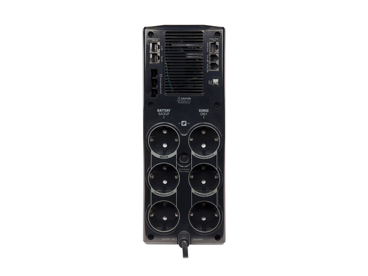 APC Back-UPS Pro 1500 UPS AC 230V 865Watt 1500VA USB output connectors 6