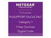 NETGEAR Pack ProSUPPORT 1 an OnCall 24/7 Catégorie 1