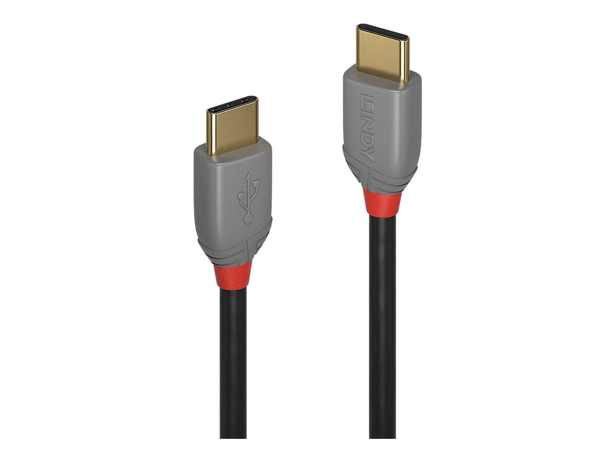 LINDY Câble USB 2.0 Type C Anthra Line 1m