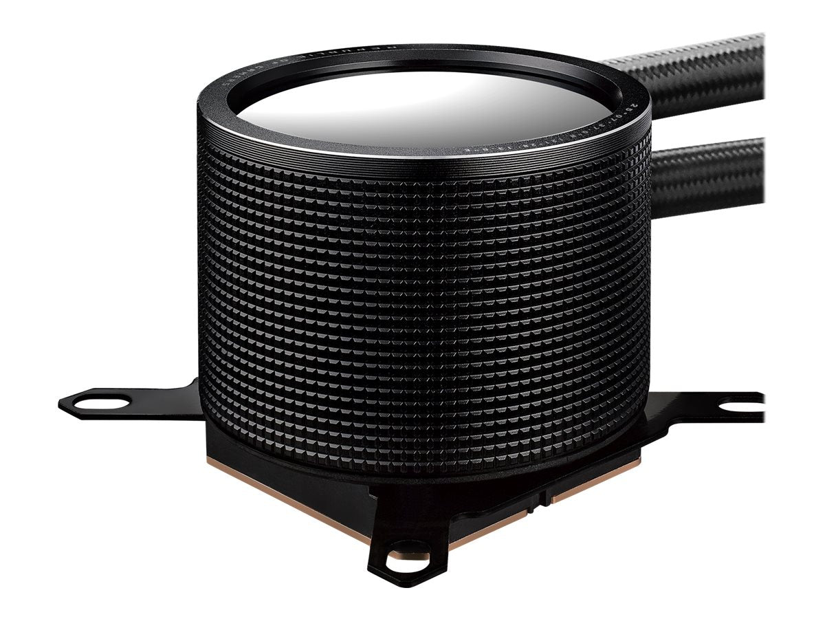 ASUS ROG RYUO III 360 ARGB all-in-one CPU liquid cooler with Asetek 8th gen pump solution and Anime Matrix LED Display
