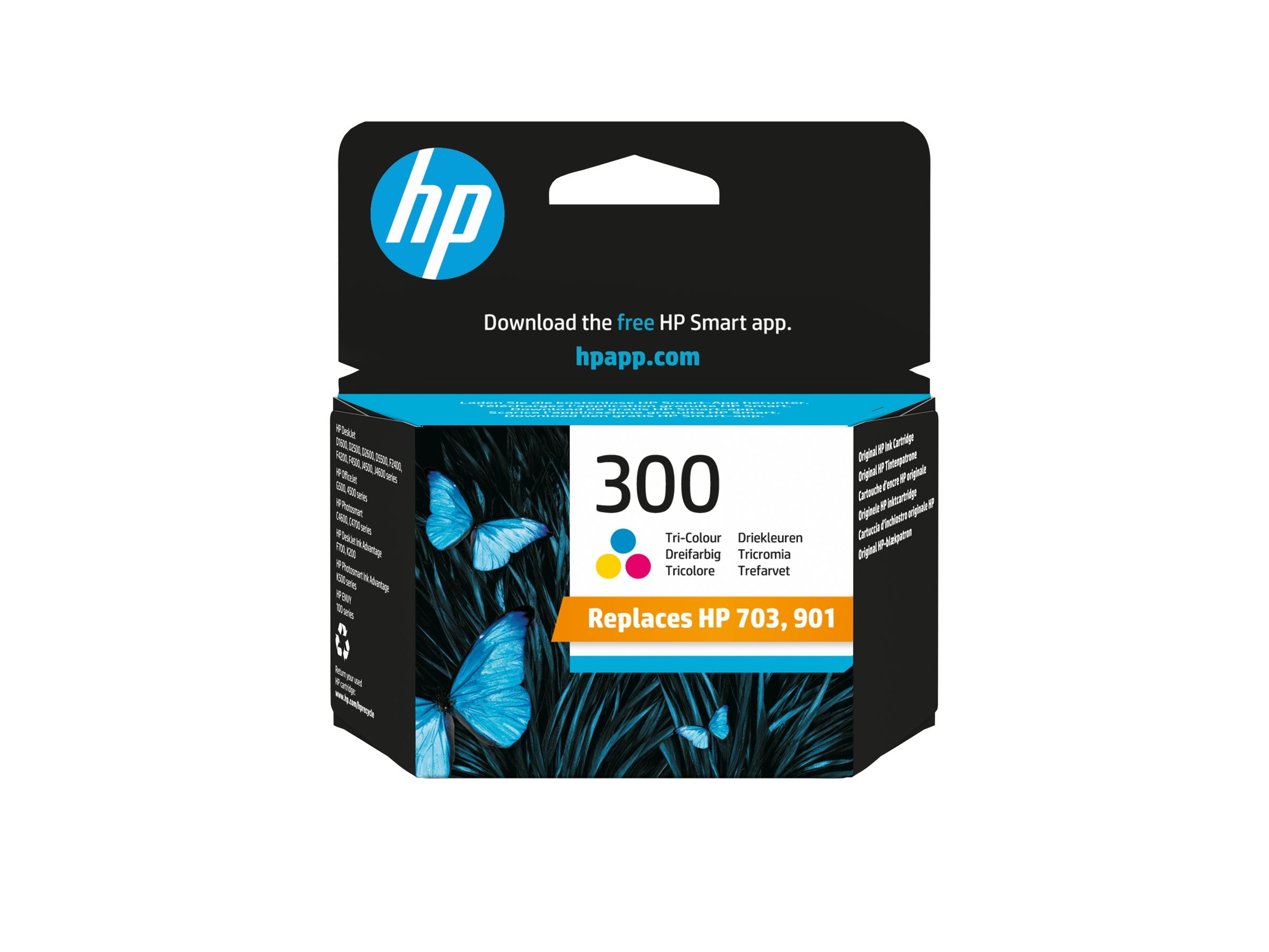 HP Ink Cart 300/Tricol w Viv