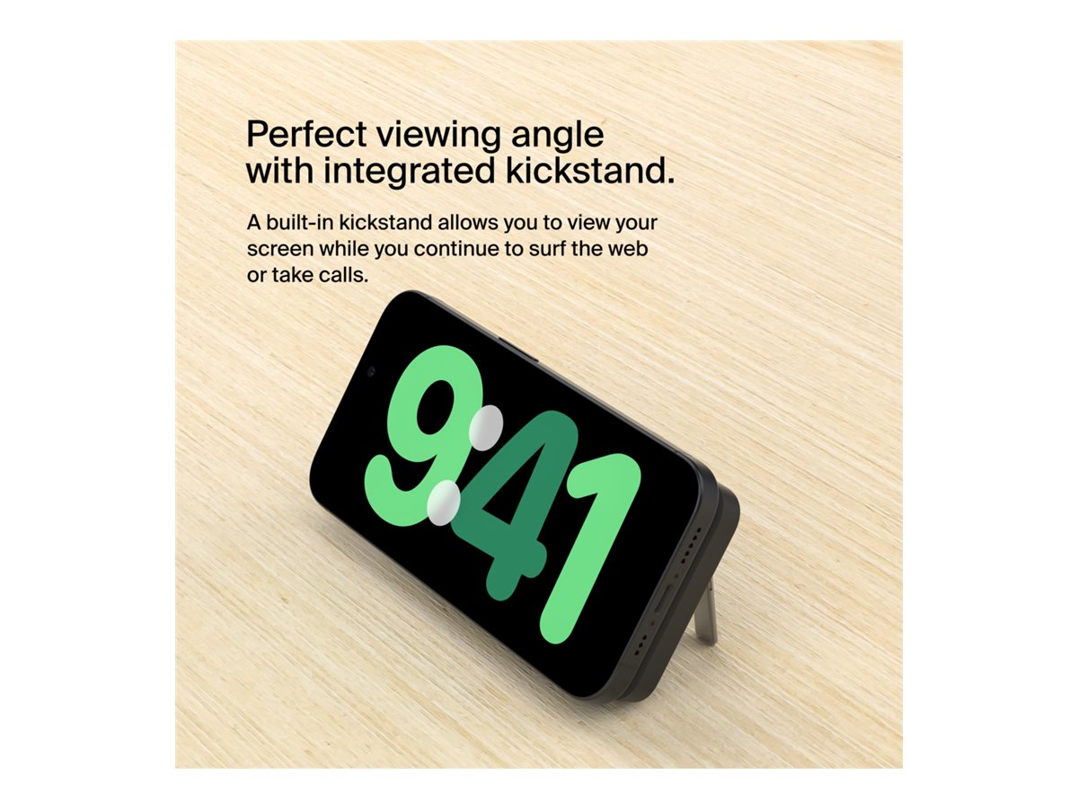 BELKIN 5k Qi2 MagSafe Compatible Powerbank with Kickstand - BLACK