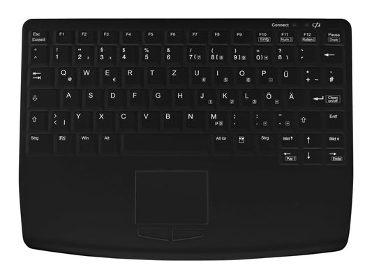 CHERRY Compact Notebook Style Touchpad Keyboard USB Black (FR)