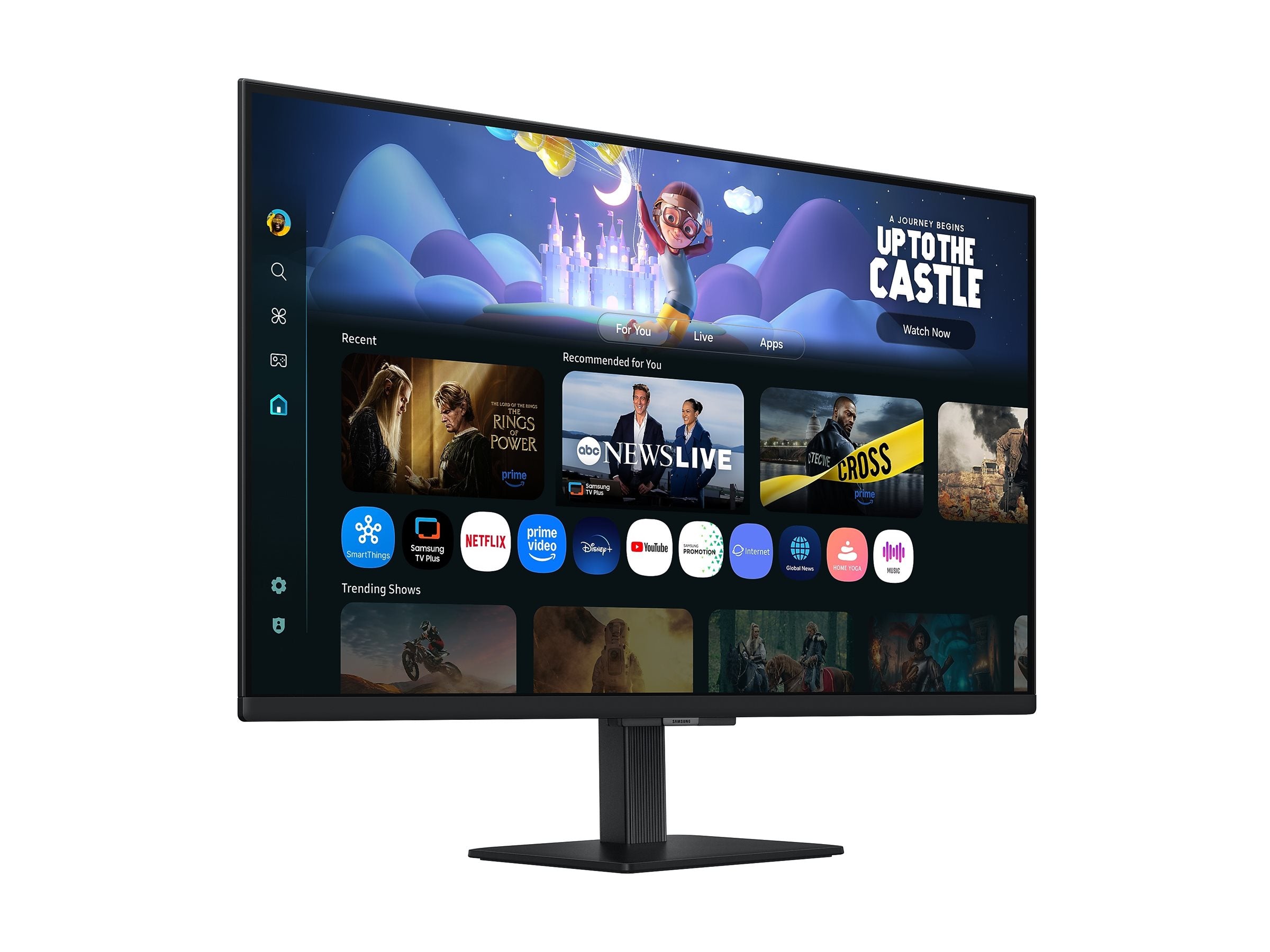 SAMSUNG LS32FM500EUXEN 32p FHD Smart Monitor M50F White Smart TV Apps Airplay 2HDMI