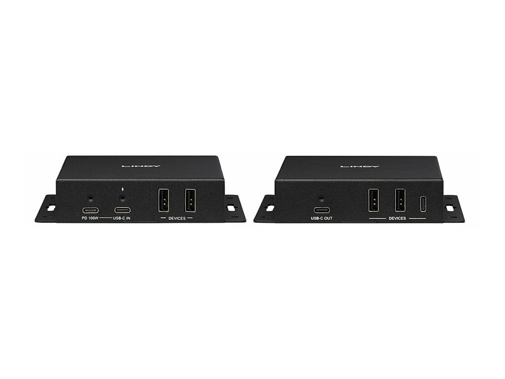 Lindy 39347 Cat.6A Type C 4K60 HDBaseT 3.0 Extender for video and data, 100m
