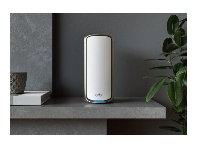 NETGEAR Orbi 970 series Quad-Band WiFi 7 Mesh System White 27Gbps 2 pieces 1year