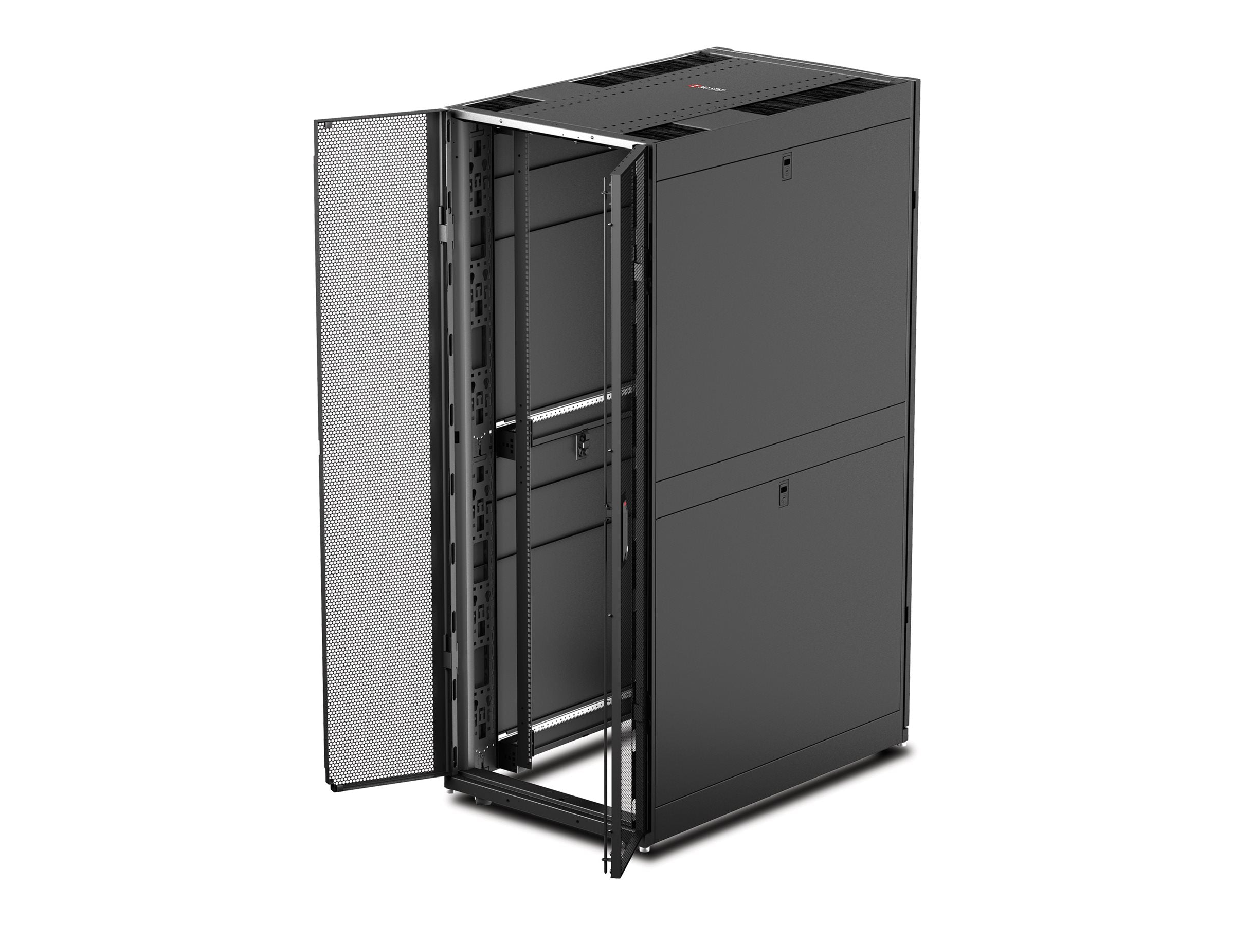 APC NetShelter SX Networking Enclosure with Sides Rack Black 48U 19 TAA Compliant