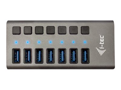 I-TEC USB 3.0 Charging HUB 7port with external power adapter 36W 7xUSB charging port for Tablets Notebooks Ultrabooks PC
