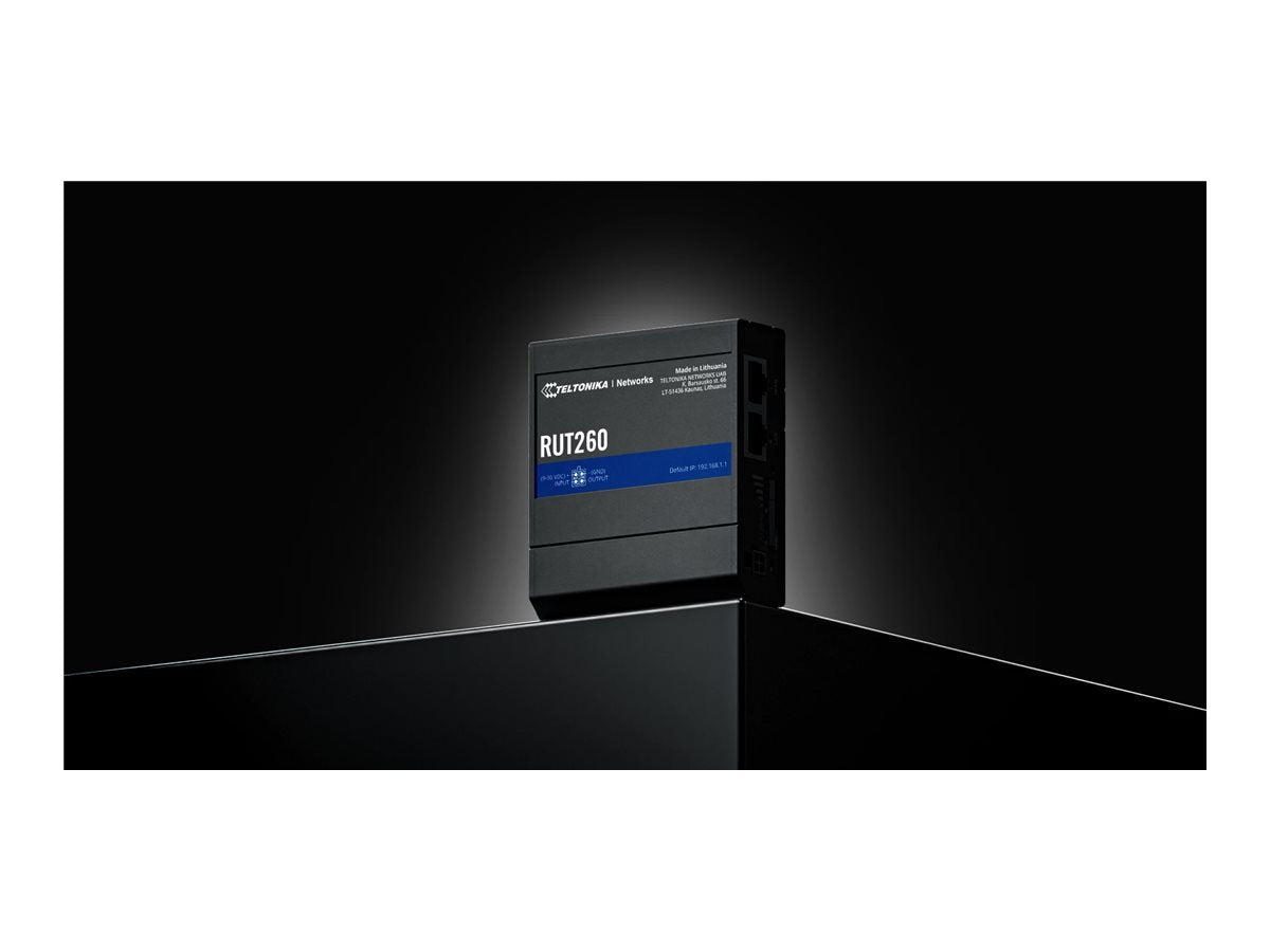 TELTONIKA NETWORKS RUT260 4G/LTE/3G/2G WiFi router