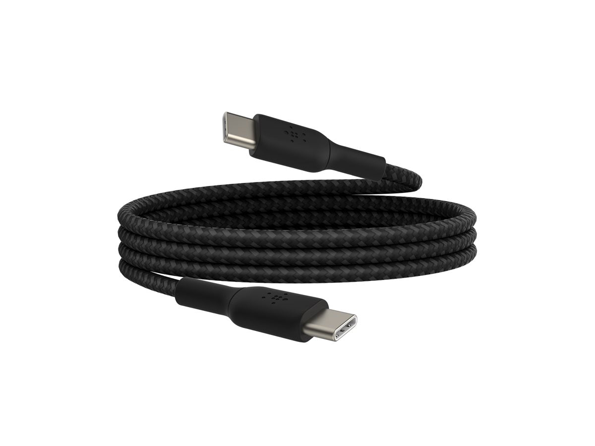 BELKIN BOOST CHARGE USB-C to USB-C 2.0 Cable Braided 1M Black