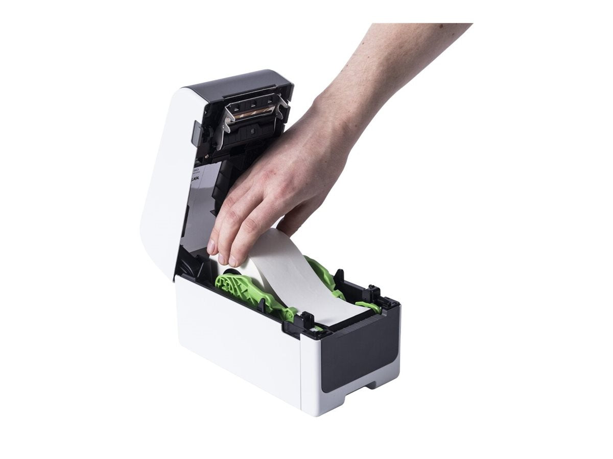 BROTHER 2p label printer USB connection 300dpi Ethernet battery possible