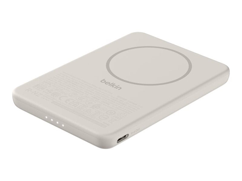 BELKIN BoostCharge Slim 5k Magnetic 7.5w with mag cessory Sand