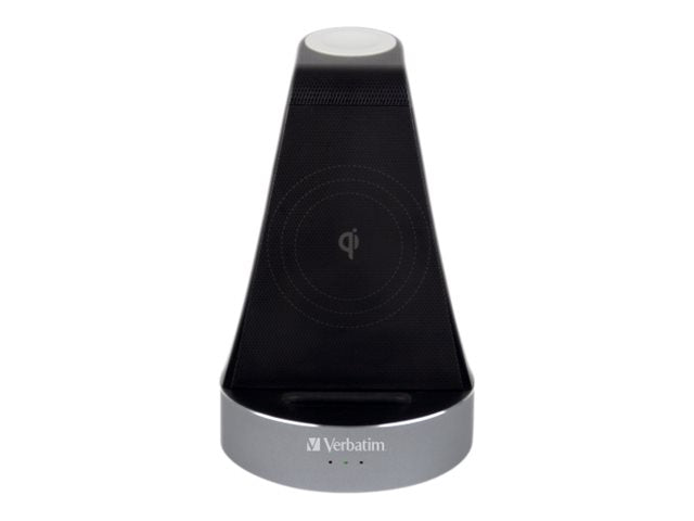 VERBATIM WCS-01 ALUMINIUM 2-IN-1 QI MFI WIRELESS + APPLE WATCH CHARGER WCF (P)