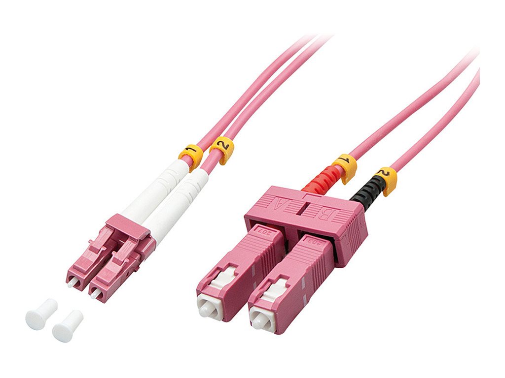 LINDY Optic Cable LC/SC OM4 3m 50/125 Multimode