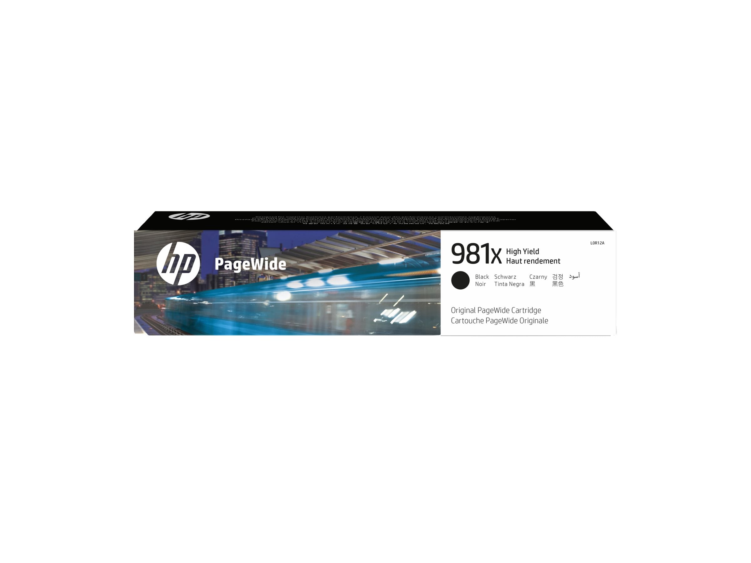 HP 981X original High Yield Black PageWide Cartridge L0R12A