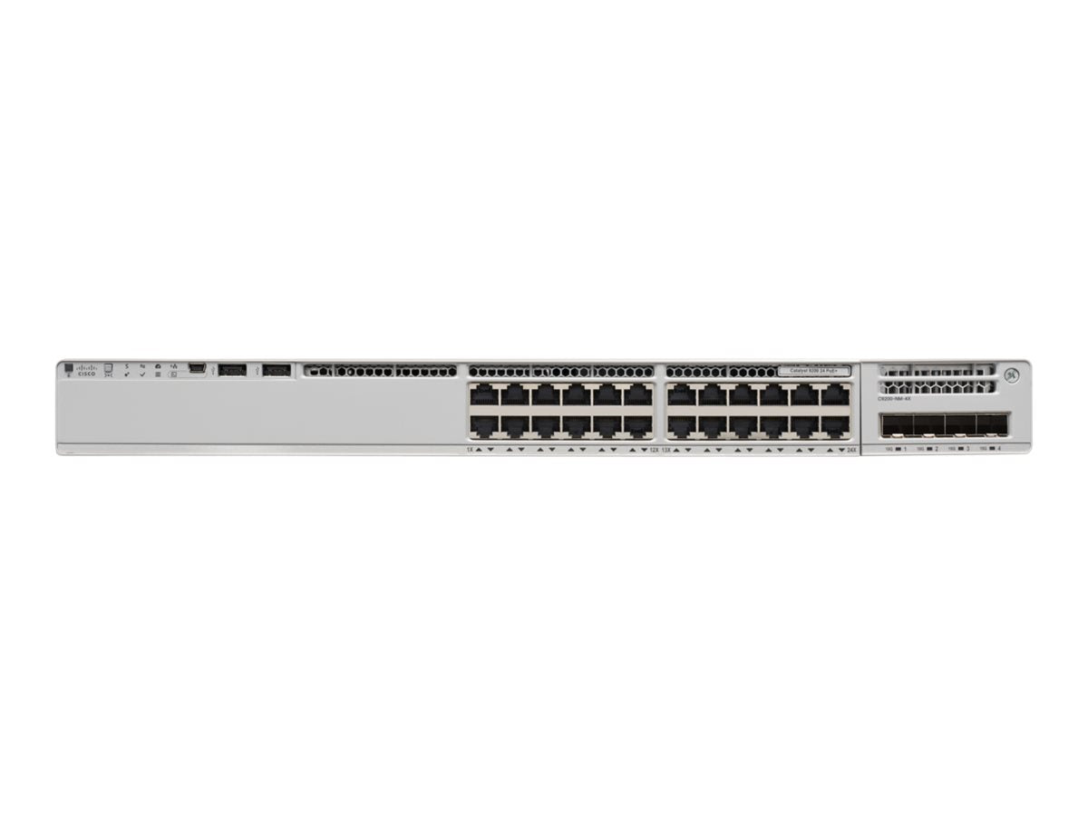 CISCO Catalyst 9200 24-port PoE+ Network Essentials DNA subscription required