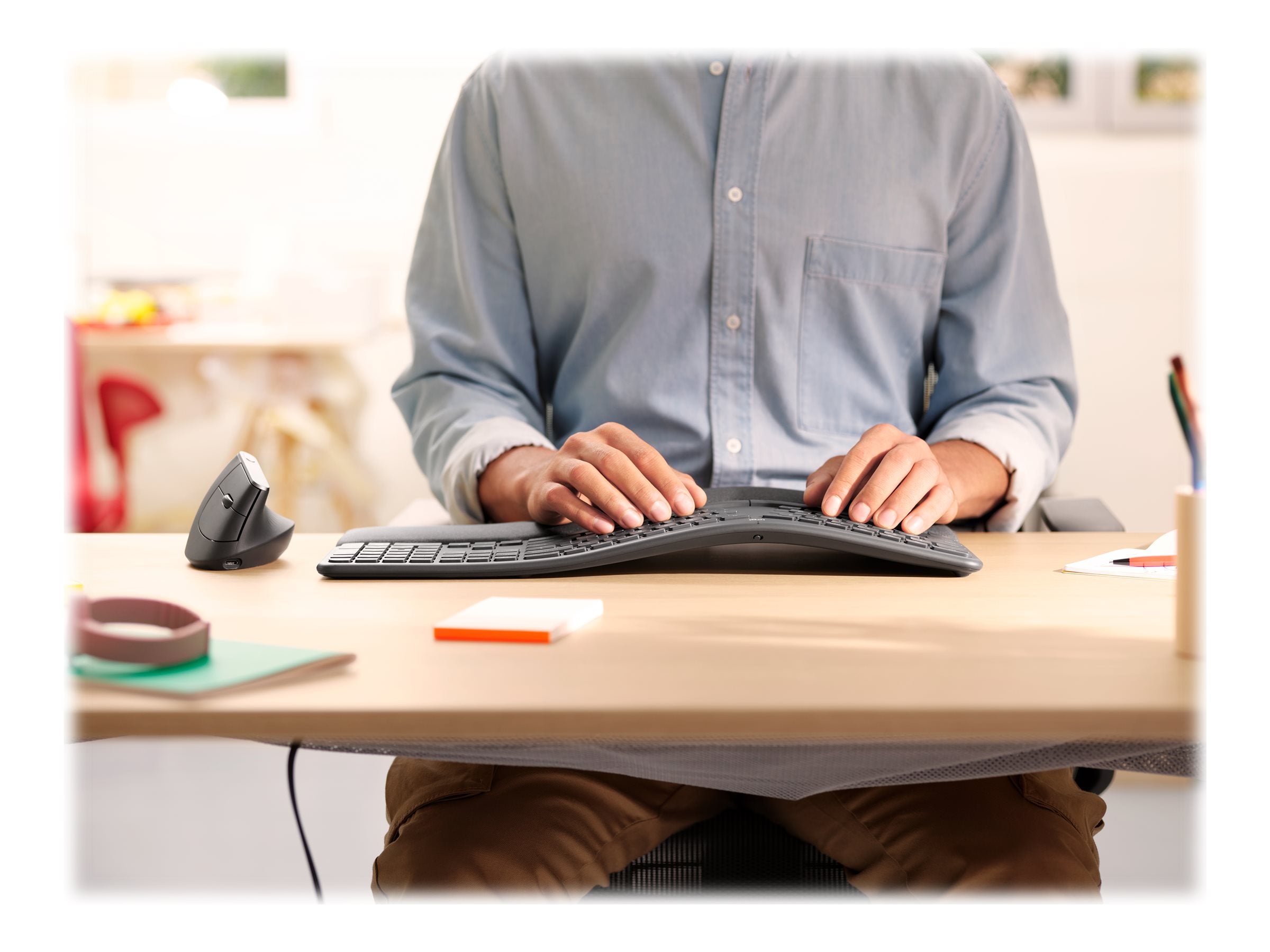 LOGITECH ERGO K860 for Business - GRAPHITE MEDITER (ITA)