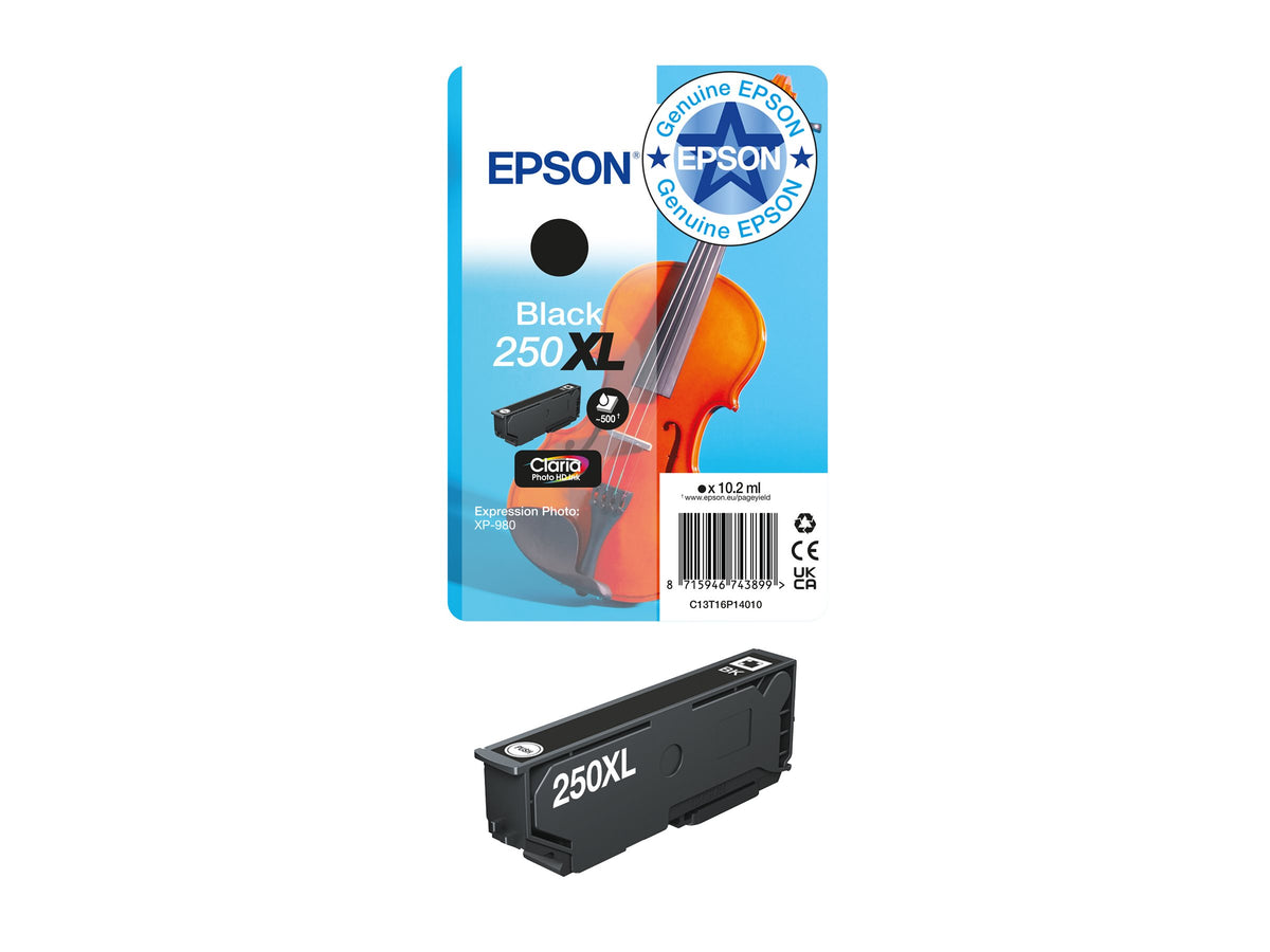 EPSON Singlepack Black 250XL ink