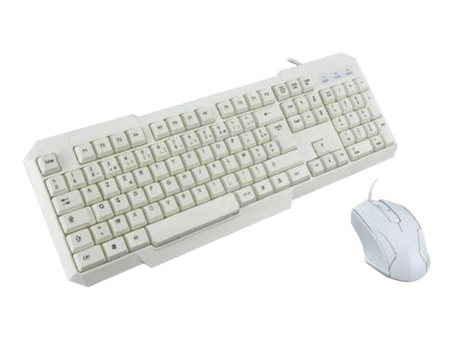 MCL Kit clavier + souris USB - Blanc