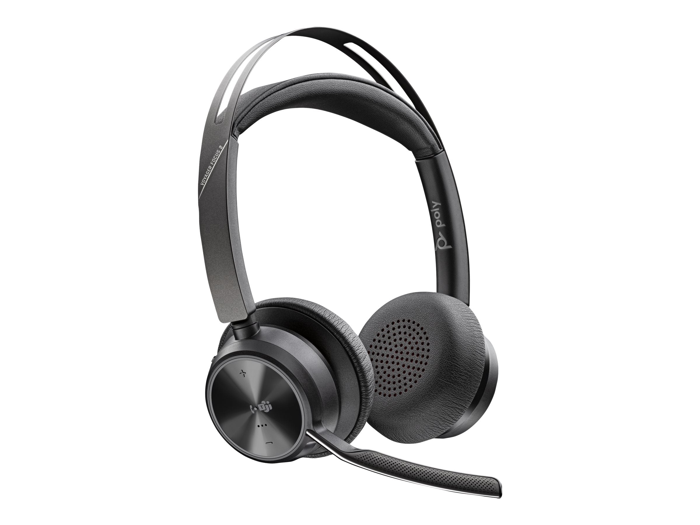 HP Poly Voyager Focus 2 Microsoft Teams Certified USB-C Bluetooth Headset +USB-C/A Adapter + Charging Stand No localization