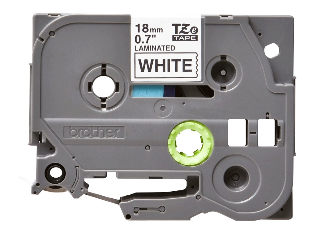 BROTHER P-TOUCH TZE-241 noir sur blanc 18mm pièce