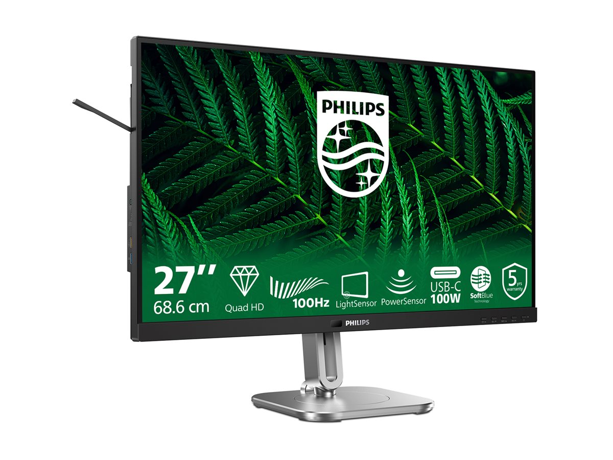 PHILIPS 27B2G5601/00 Monitor 27p 2560x1440 100Hz 2xHDMI DP USB dark gray