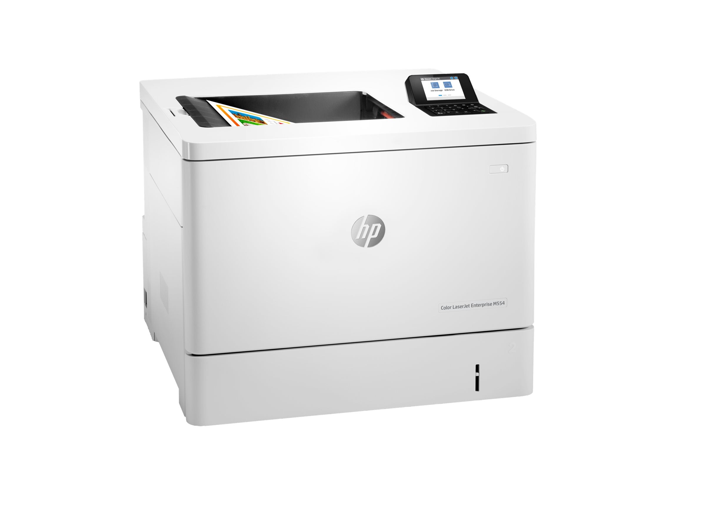 HP Color LaserJet Enterprise M554dn produit neuf emballage abimé A4 color laser USB 33ppm (P)