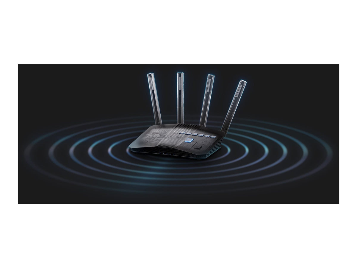 ASUS RT-BE82U Dual-band WiFi 7 802.11be Smart AiMesh Extendable Router 6500 Mbps Five 2.5GbE ports Up to 3 SSIDs for IoT Device