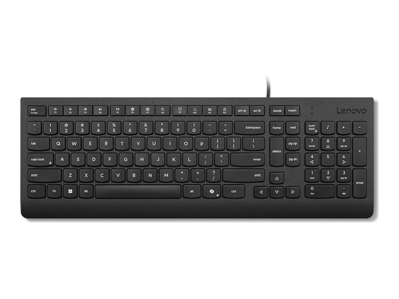 LENOVO Essential Keyboard 2.5-zone layout USB QWERTY US with Euro symbol black brown box (EU)